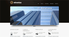 Desktop Screenshot of etronixs.co.za